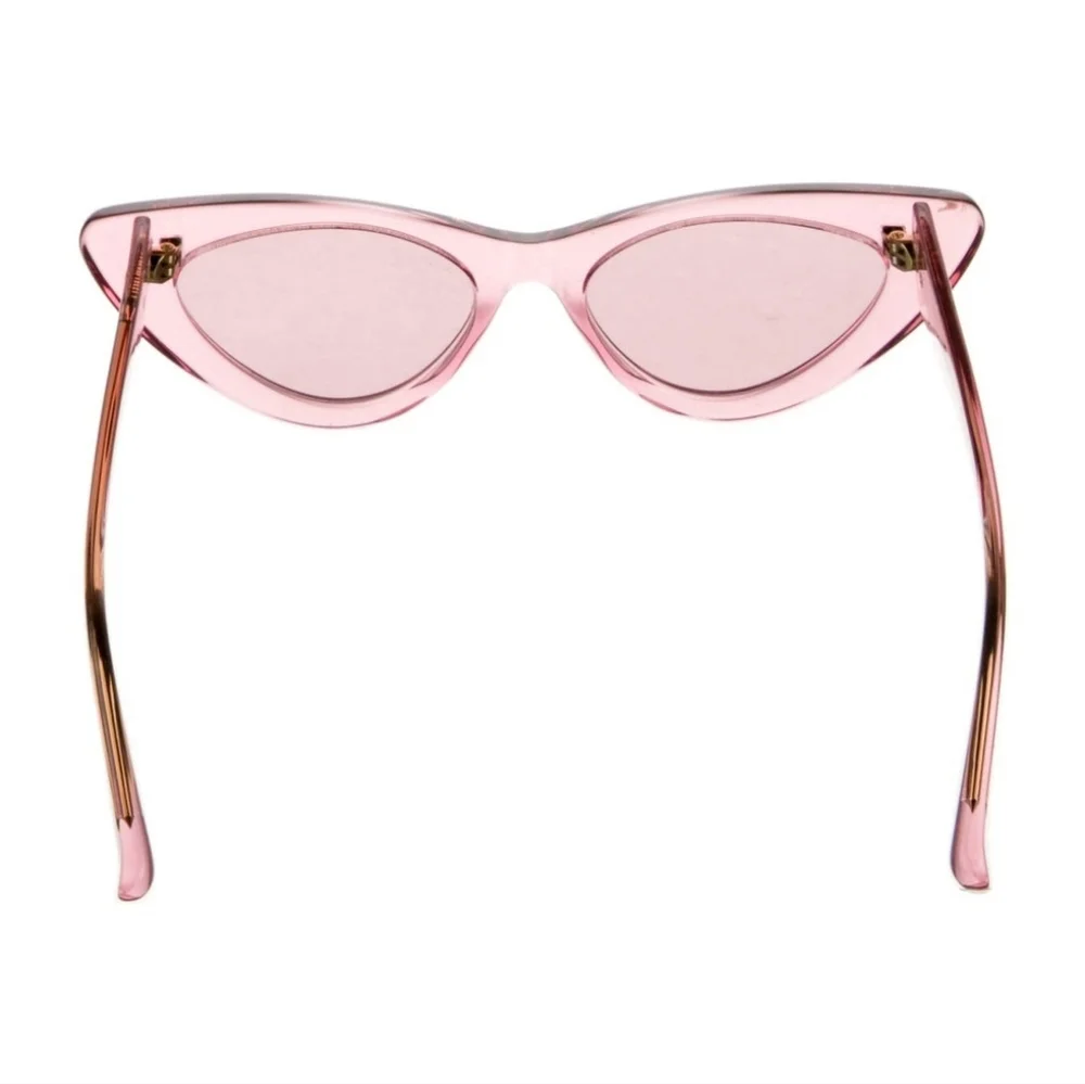 NEW The Attico x LINDA FARROW Dora Sunglasses in Pink - Picture 9 of 16